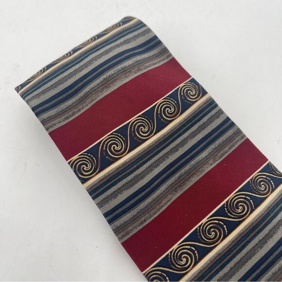 CHRISTIAN DIOR Tie Cravate Vintage Silk Blend Tie Luxury Designer Business Suit - Picture 6 of 10